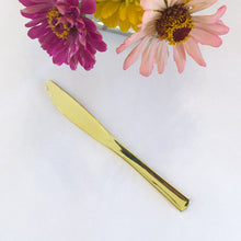 Load image into Gallery viewer, Gold Plastic Utensils