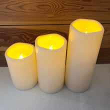 Load image into Gallery viewer, Large Outdoor/Indoor Pillar Candles (Per Set of 3)
