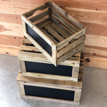Load image into Gallery viewer, Wooden Chalkboard Risers