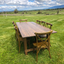 Load image into Gallery viewer, Farm Table and Crossback Chairs