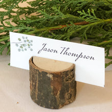 Load image into Gallery viewer, Rustic Wood Place Holder