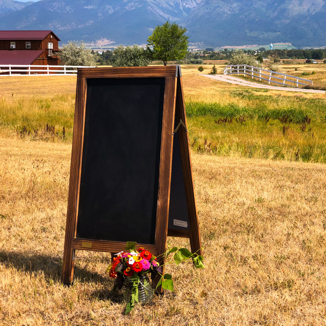 Double-Sided Chalkboard