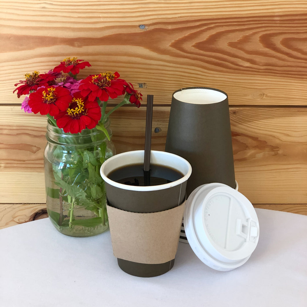 Disposable Coffee Cups (Per Pack of 100)